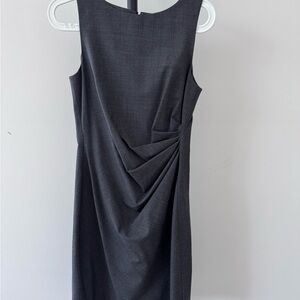 Theory Black Sleeveless Sheath Mini Dress